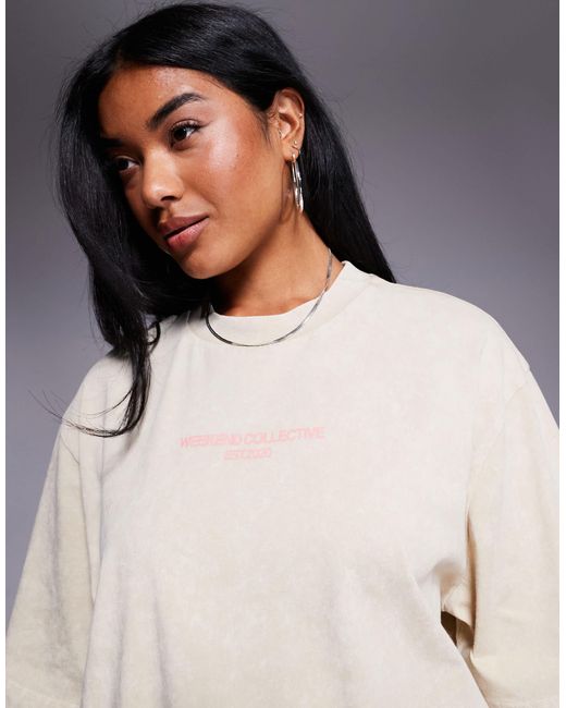 ASOS Natural Weekend collective – oversize-t-shirt