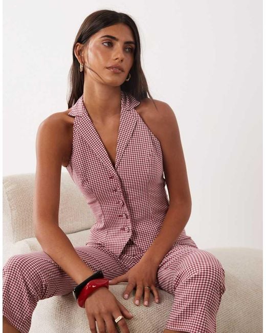 Miss Selfridge Tailored Halter Top Co-ord