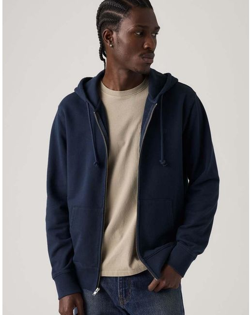 Levi's Blue The Original Hm Zip Up Fog for men