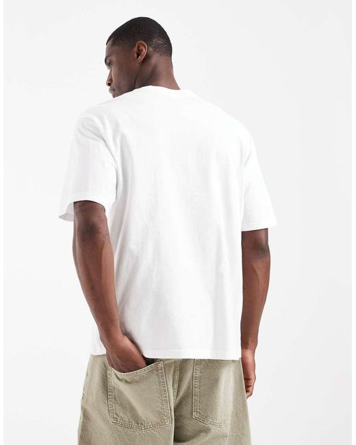 Levi's Brown Workwear Graphic Logo T-shirt for men