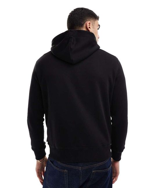 French Connection Black French Connection Classic Hoodie for men