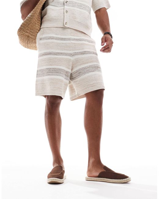 ASOS – mule-espadrilles in Brown für Herren