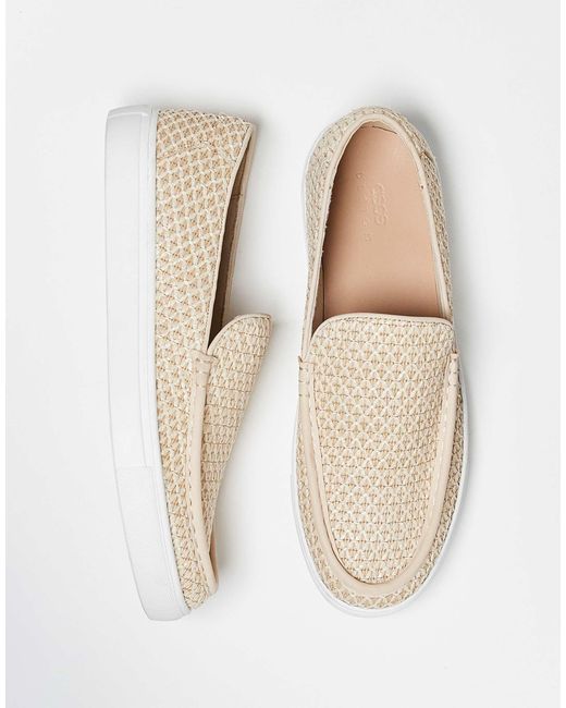 ASOS – loafer mit cupsohle in Natural für Herren