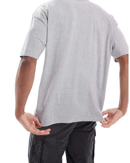 ASOS Set Van 5 Basic Oversized T-Shirts in het Black voor heren