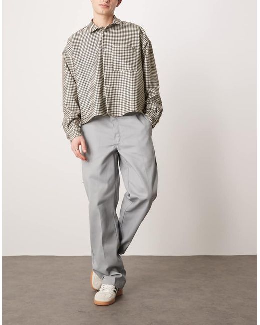 Pantalones Chinos De Corte Recto Y Estilo Worker 874 De Dickies de hombre de color Gray