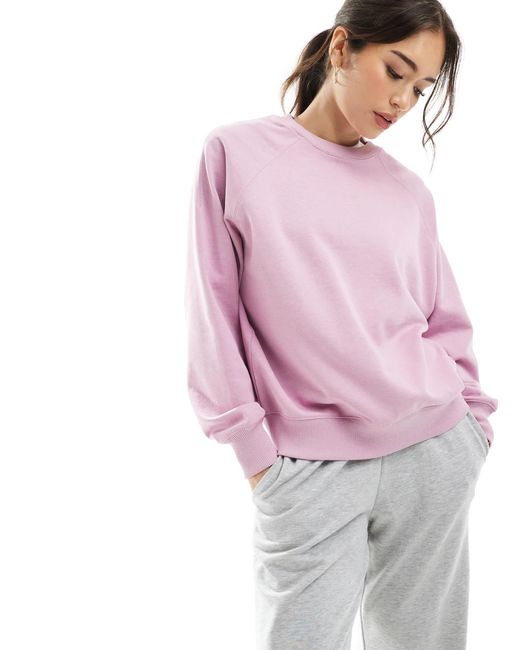 Pull&Bear Pink Boxy Sweatshirt