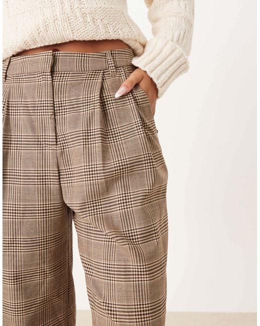 Gant Natural – karierte wollmix-hose