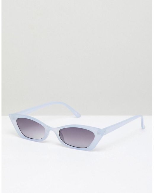 yeux forme et de soleil Lunettes troite lgrement Lyst de chat YnOqtxCw