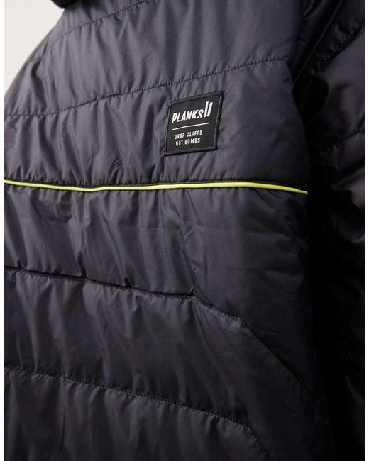 Planks White Free Peaks Midlayer Ski Jacket