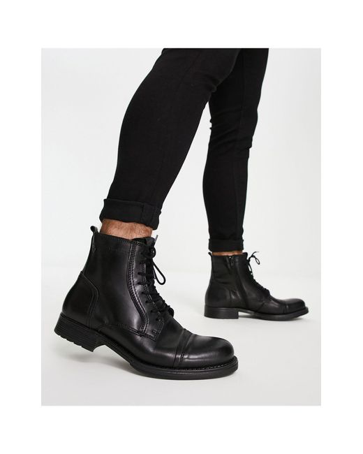 Jack & Jones Tall Boots in Black for Men Lyst UK