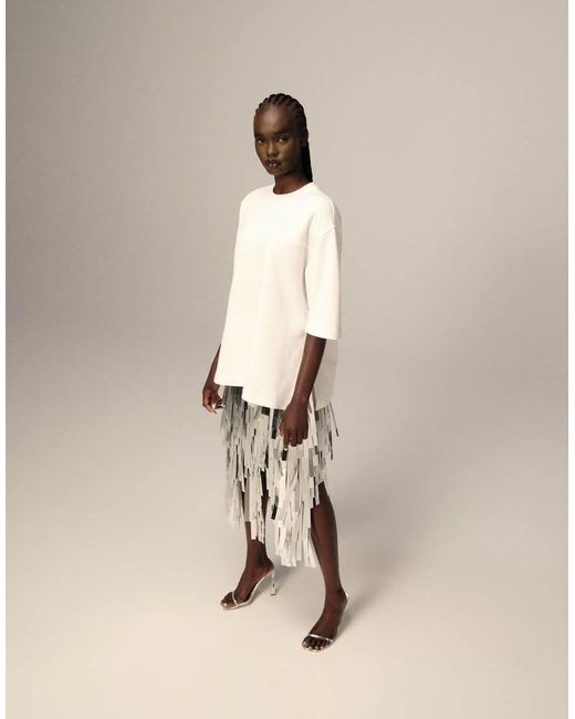ARRANGE Natural Seam Detail Heavy Weight Oversized Tshirt
