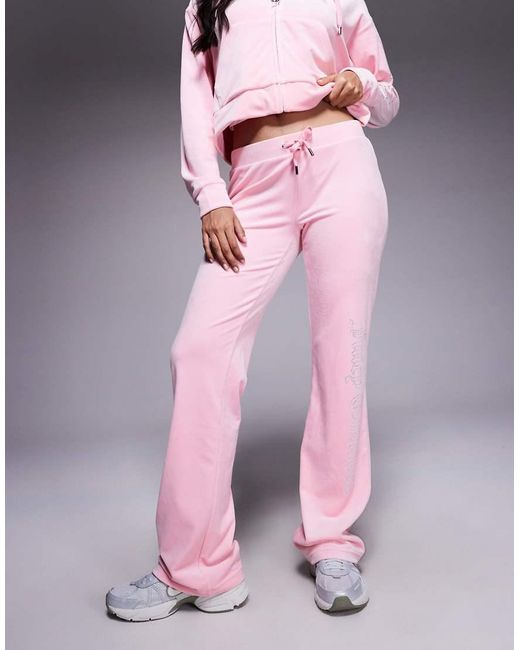 Juicy Couture Pink Co-ord Velour joggers