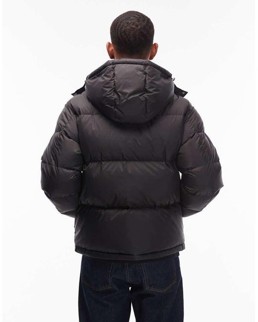 Tommy Hilfiger Black Alaska Down Puffer Jacket for men