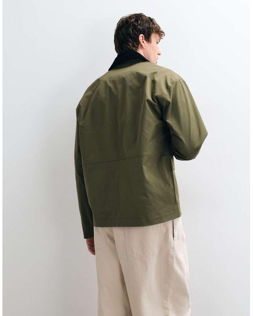 ASOS Green Oversized Barn Jacket for men