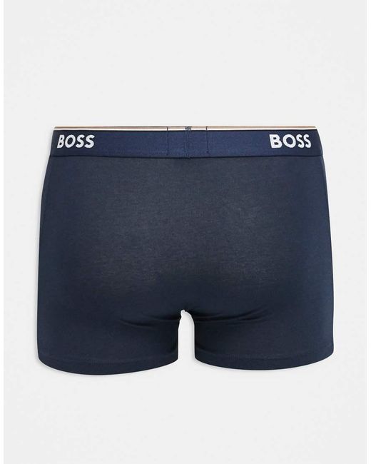 Boss Blue 3 Pack Power Trunks for men