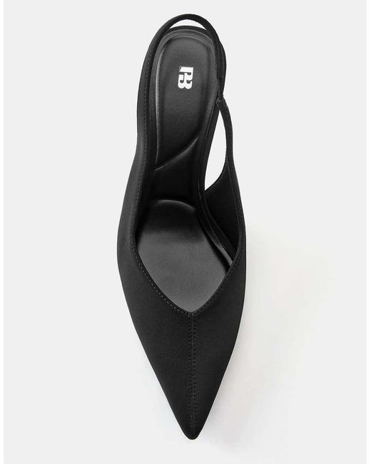 Décolleté Slingback Nere di Pull&Bear in Black