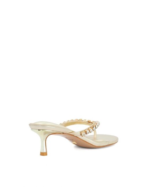 Dune White Mimis Mules