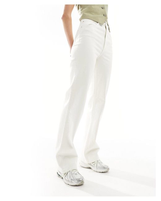 ASOS White Asos Design Tall Easy Straight Jean