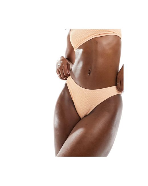 Champion Brown – gekräuselte bikinihose