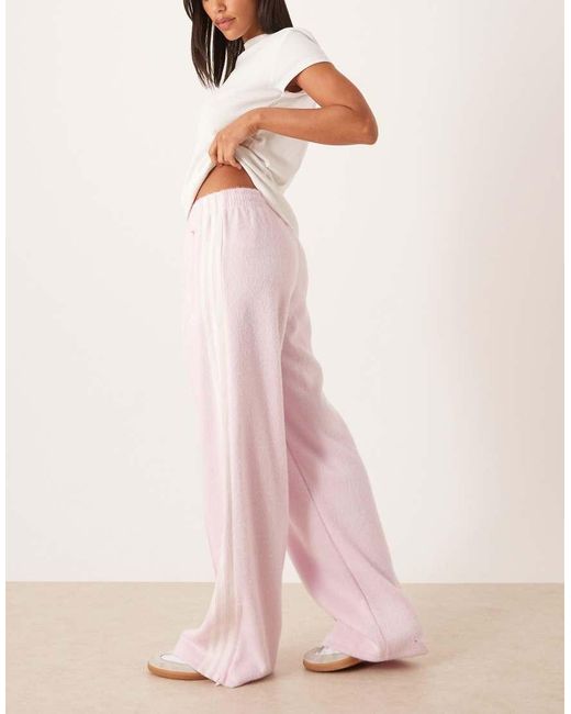 Adidas Originals Pink Firebird Fluffy Track Pants