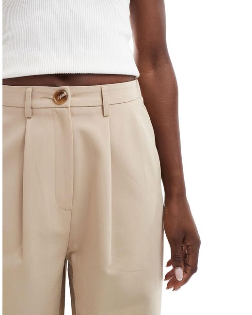 Pantalon ample coupe ajustée - taupe Miss Selfridge en coloris Natural