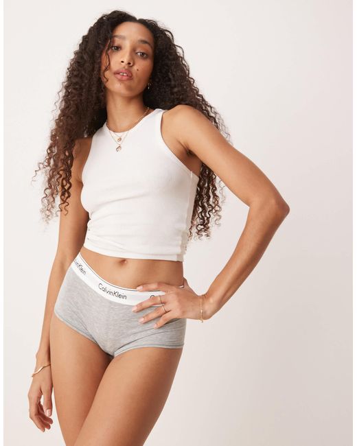 Calvin Klein Brown – modern cotton – shorty-slip