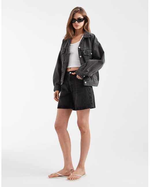 Levi's Black 90's Trucker Denim Jacket