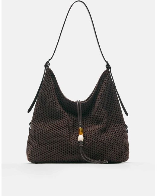 Cabas ornementé Pull&Bear en coloris Black