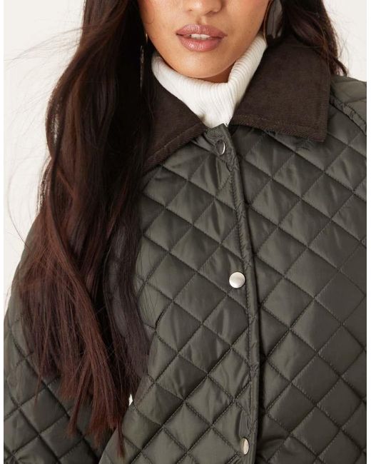 Gina Tricot Brown Waxed Effect Short Jacket