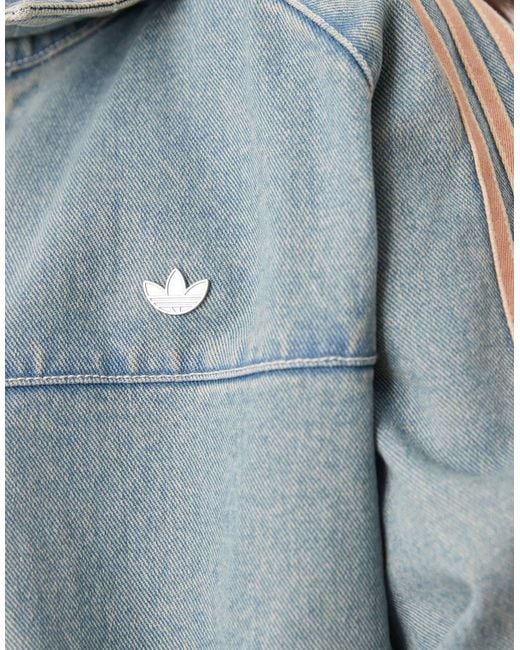 Adidas Originals Blue – premium essentials – jeansjacke