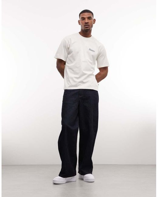 Dickies White Plainfield Backprint T-shirt for men