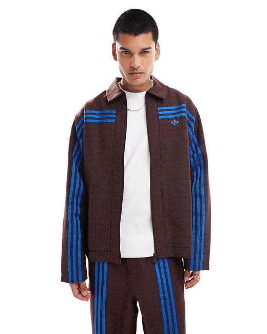 Adidas Originals Blue 70S Club Jacket for men
