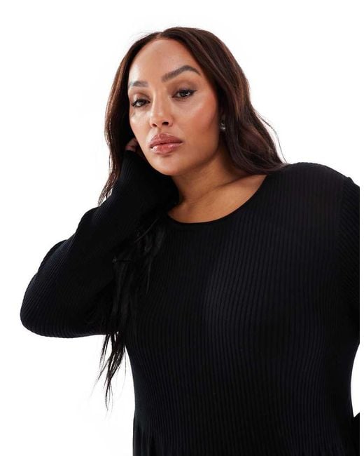 Vestito Midi Stile Skater di ONLY in Black