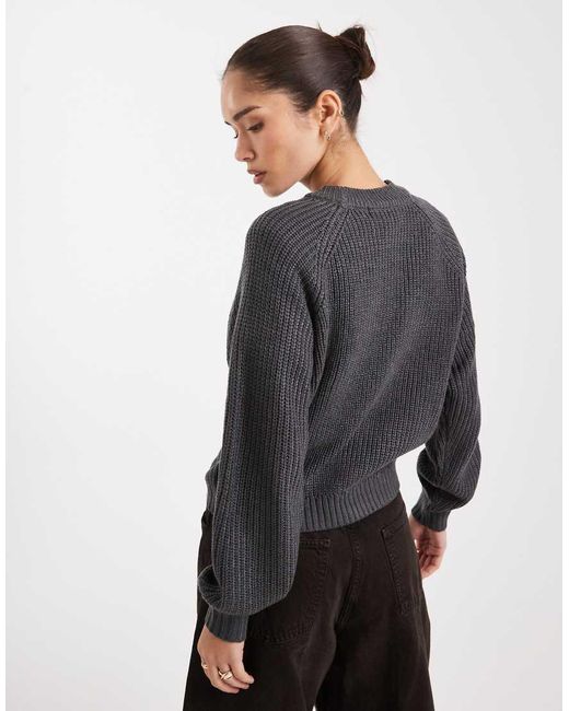 Threadbare Hoogsluitende Trui in het Blue