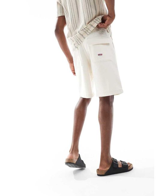 Pantalones Cortos Vaqueros Holgados Con Diseño Desgastado De -Blanco Only & Sons de hombre de color Natural