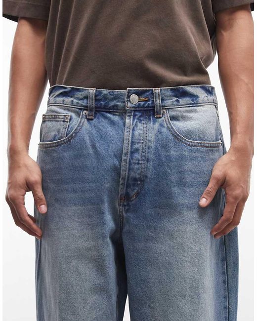 Obey Blue Classic baggy Vintage Jeans for men