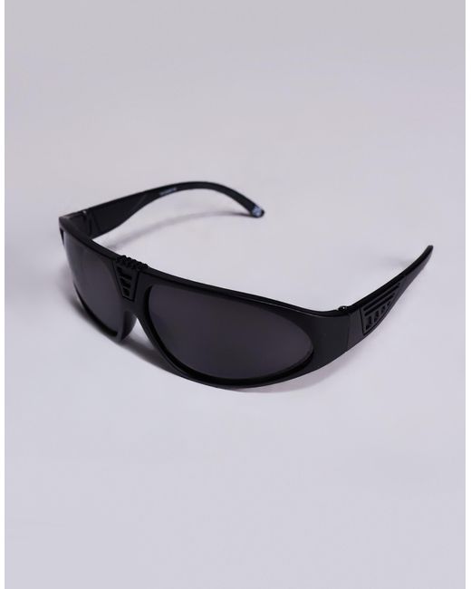 ASOS – festival-racer-sonnenbrille in Black für Herren