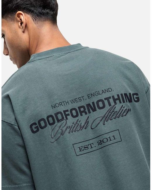 Camiseta Verde Con Estampado Gráfico Arelier De Good For Nothing de hombre de color Green