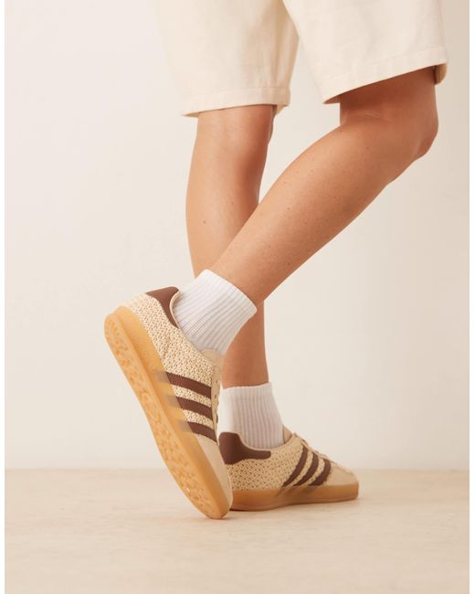 Adidas Originals Brown Gazelle Indoor Trainers