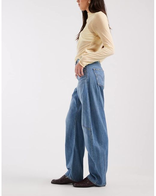 Levi's Blue Cinch Barrel Jeans
