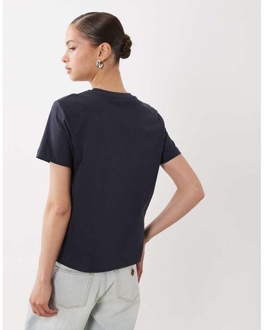 Barbour Blue Rosalieb Short Sleeve Logo T-shirt