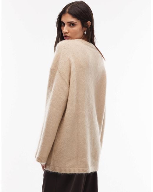 & Other Stories Natural Mohair Wool Blend Oversized Jumper