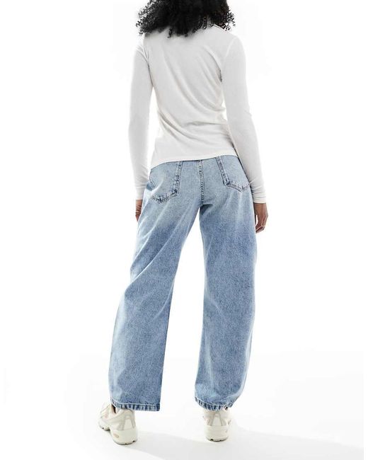 Vaqueros De Pernera Barrel De ASOS de color Blue