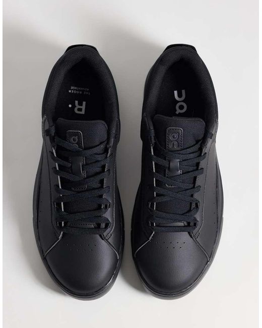 On Shoes Black The Roger Advantage Performance Tennis Trainers for men
