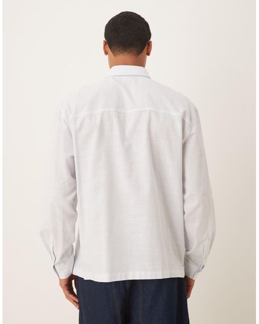 ASOS – locker geschnittenes hemd in White für Herren