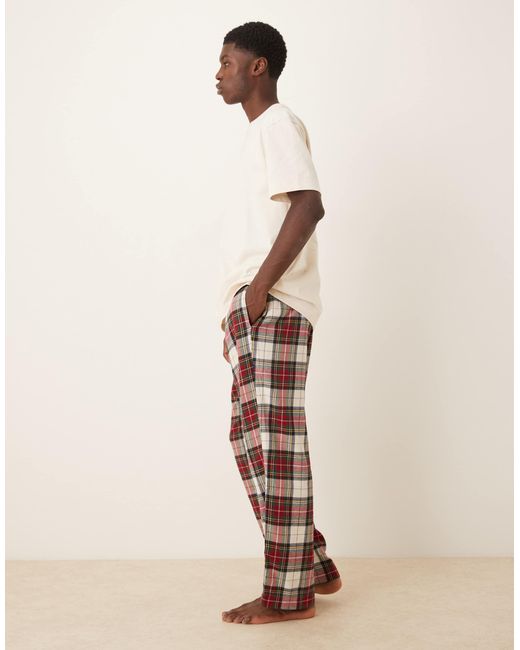 Abercrombie & Fitch Natural Nightwear Flannel Trouser for men