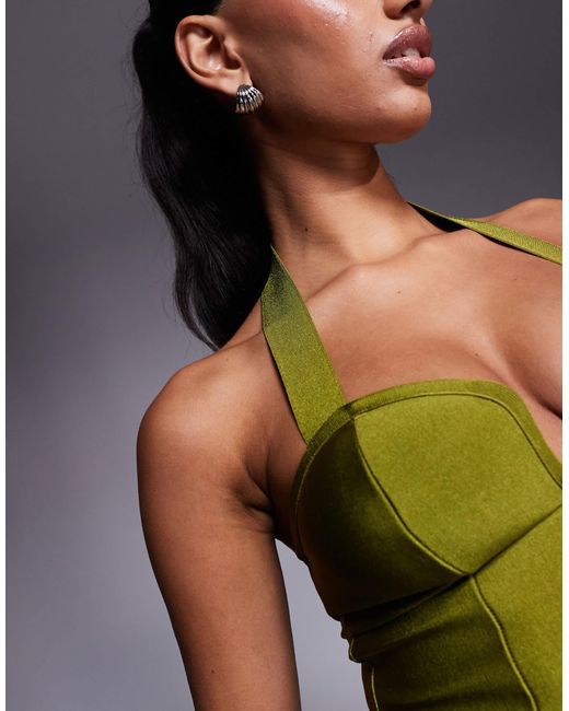 ASOS Green – bandagen-oberteil