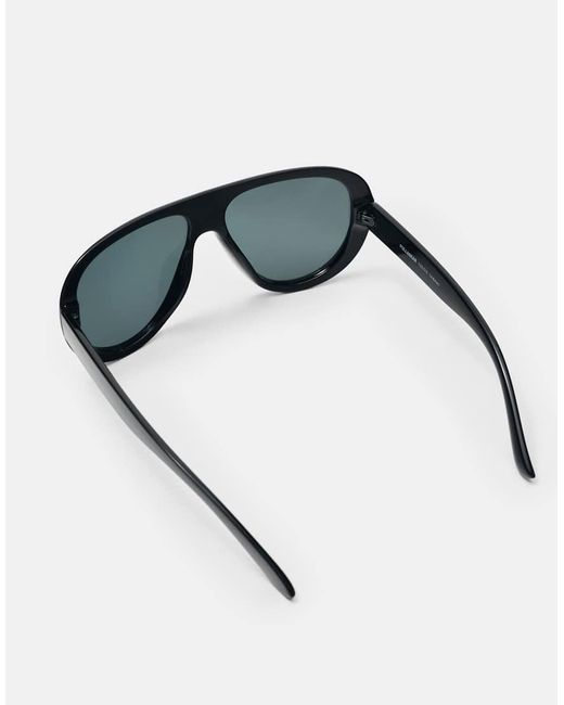 Pull&Bear Natural Resin Aviator Sunglasses