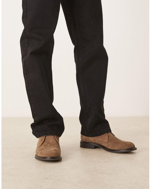Mango Black Suede Desert Boot for men