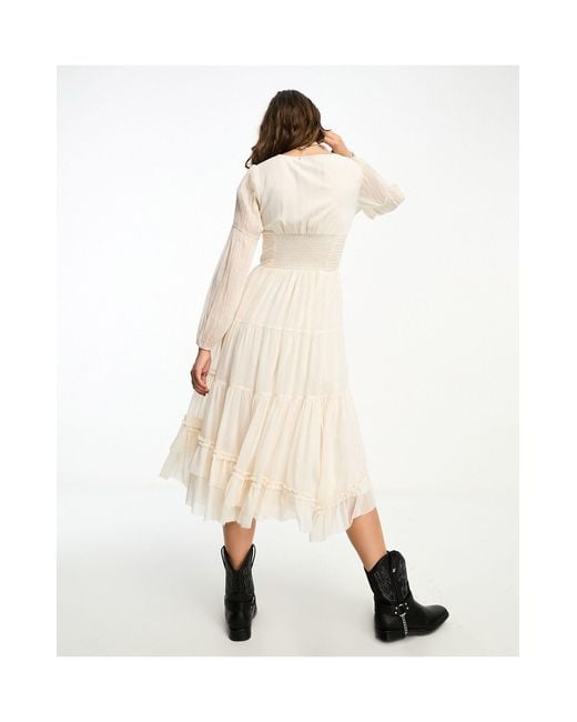 Reclaimed (vintage) Natural Winter Maxi Dress